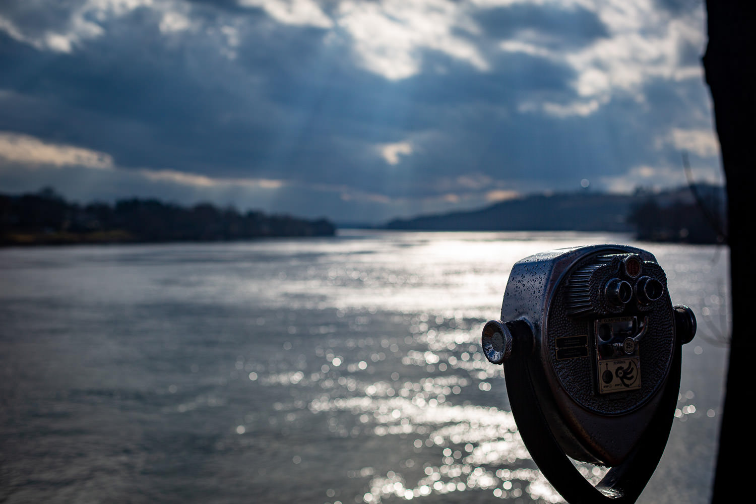 Ohio River during a thunderstorm