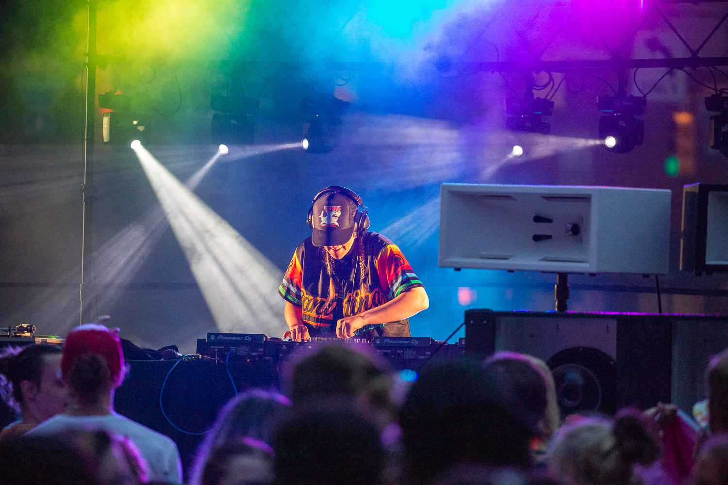 DJ performing at an event