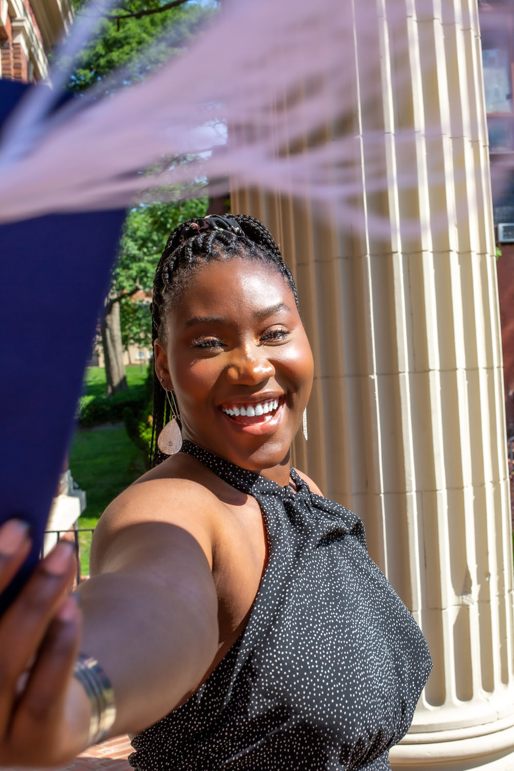 Graduation celebration portrait