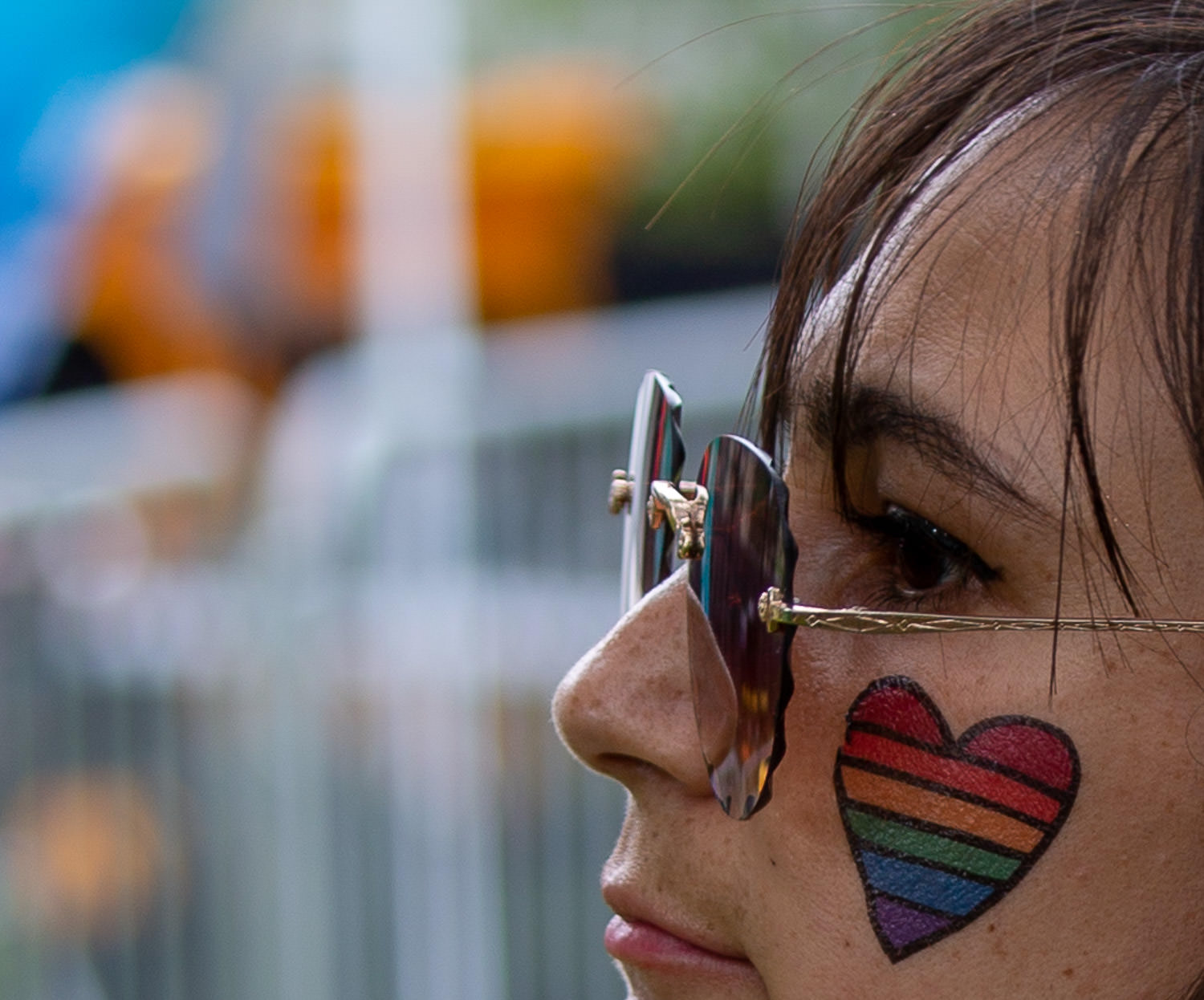 Colorful pride celebration