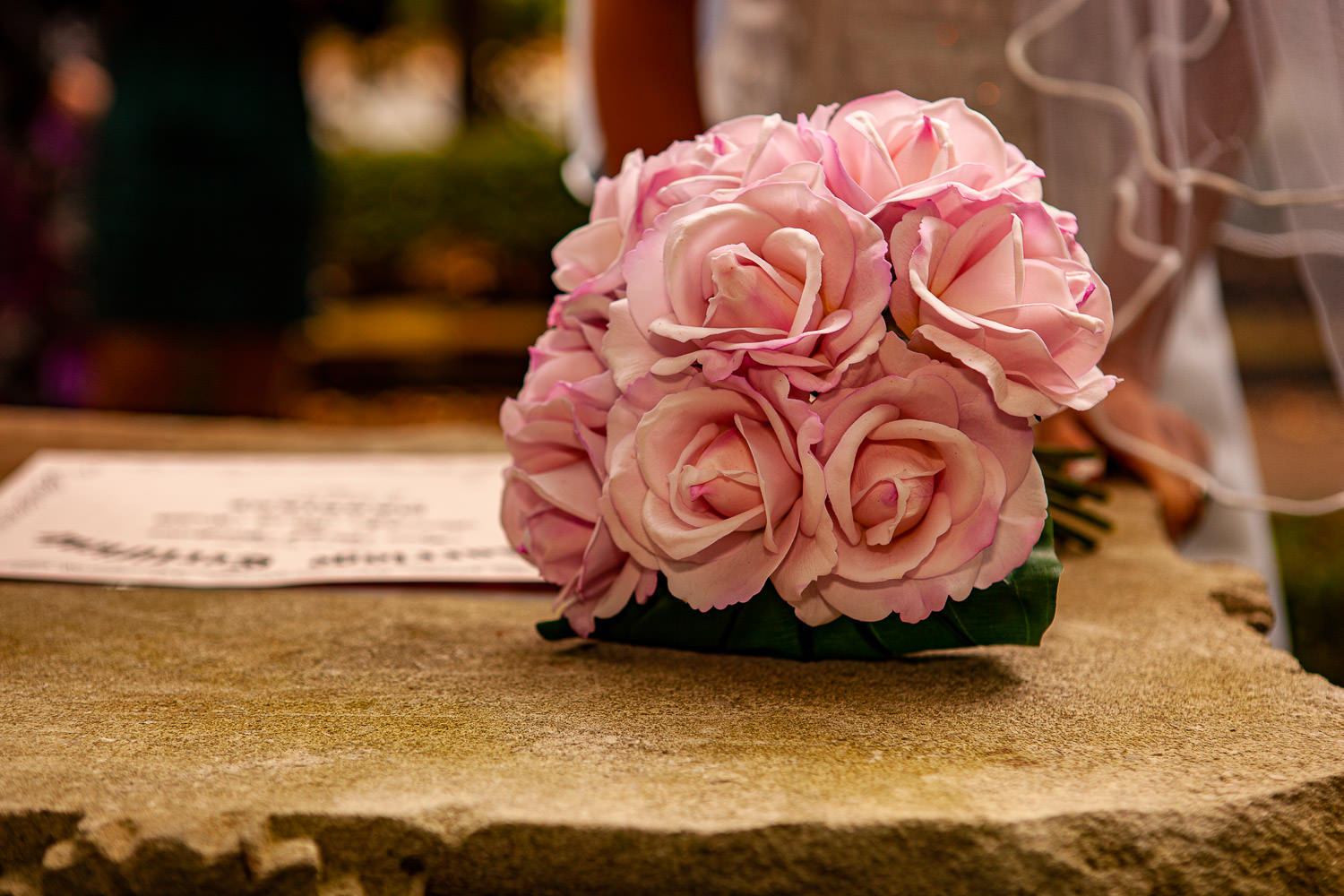 Wedding celebration captured in a candid moment