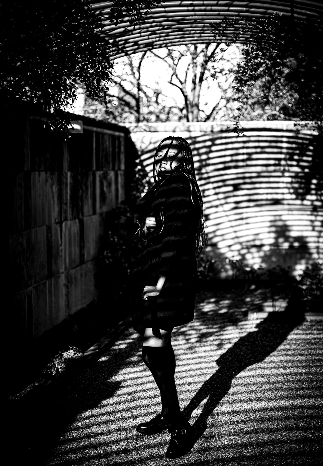 Beya Nini modeling in natural light