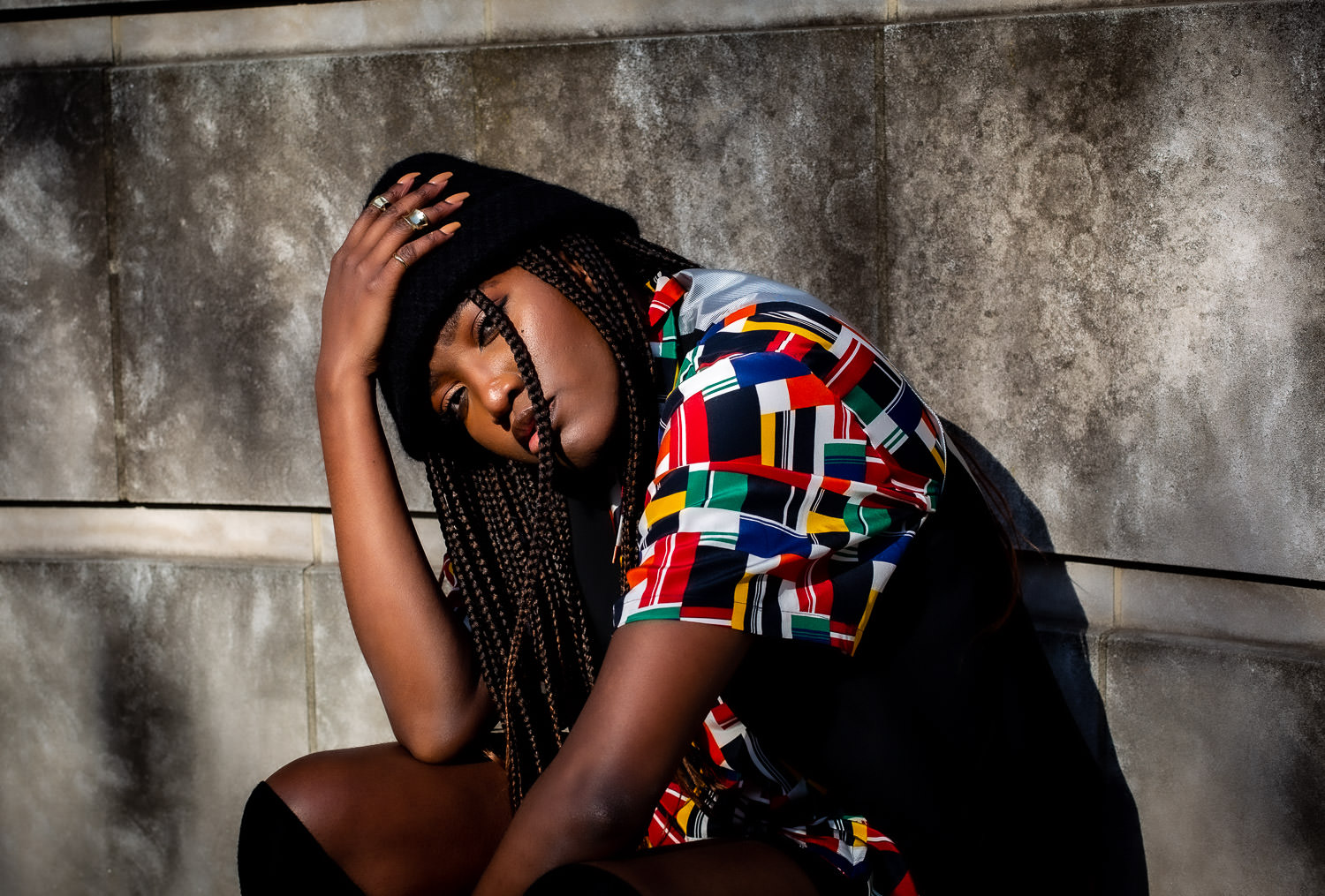 Beya Nini dramatic lighting portrait