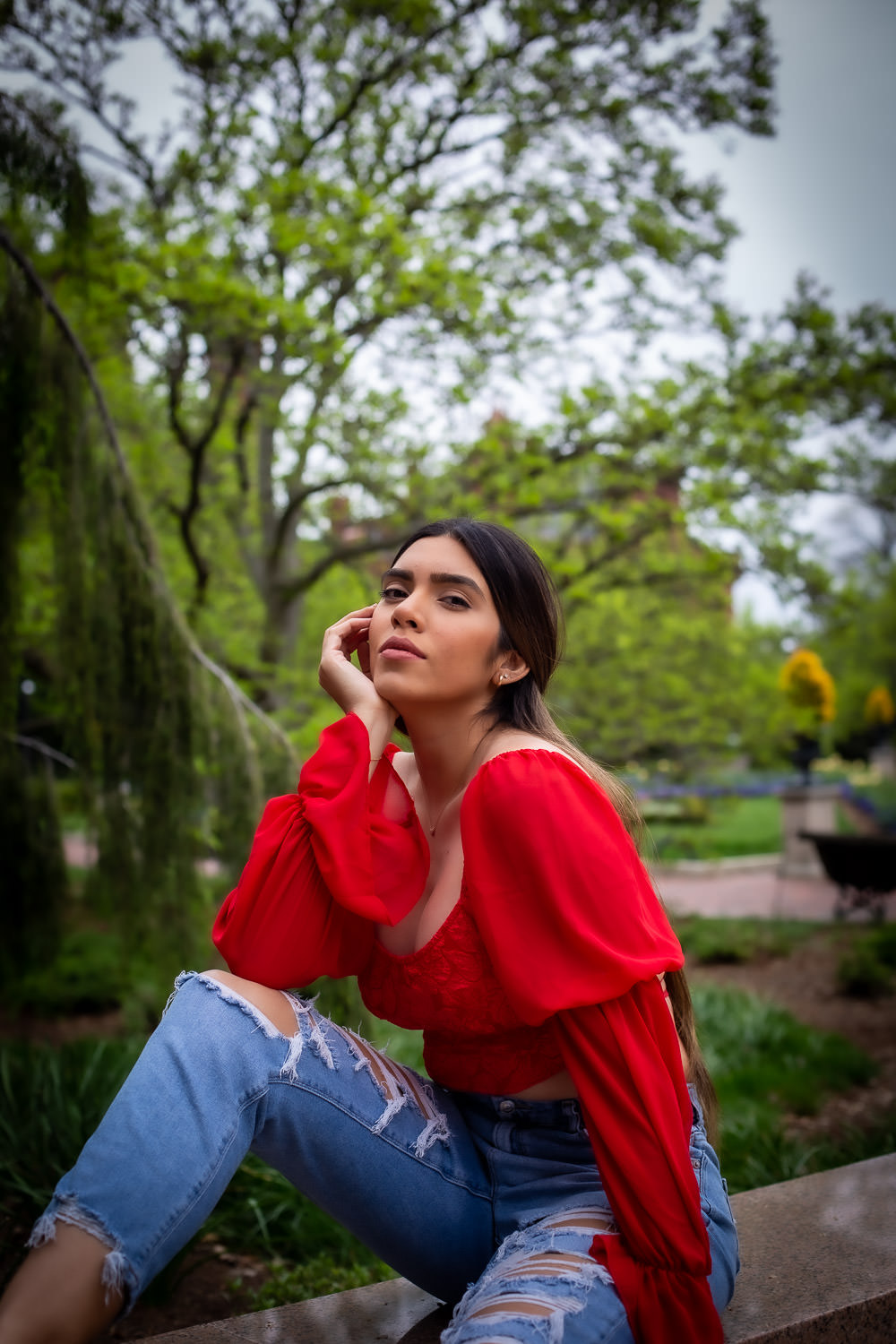 Ethvelyn Lovera woodland portrait