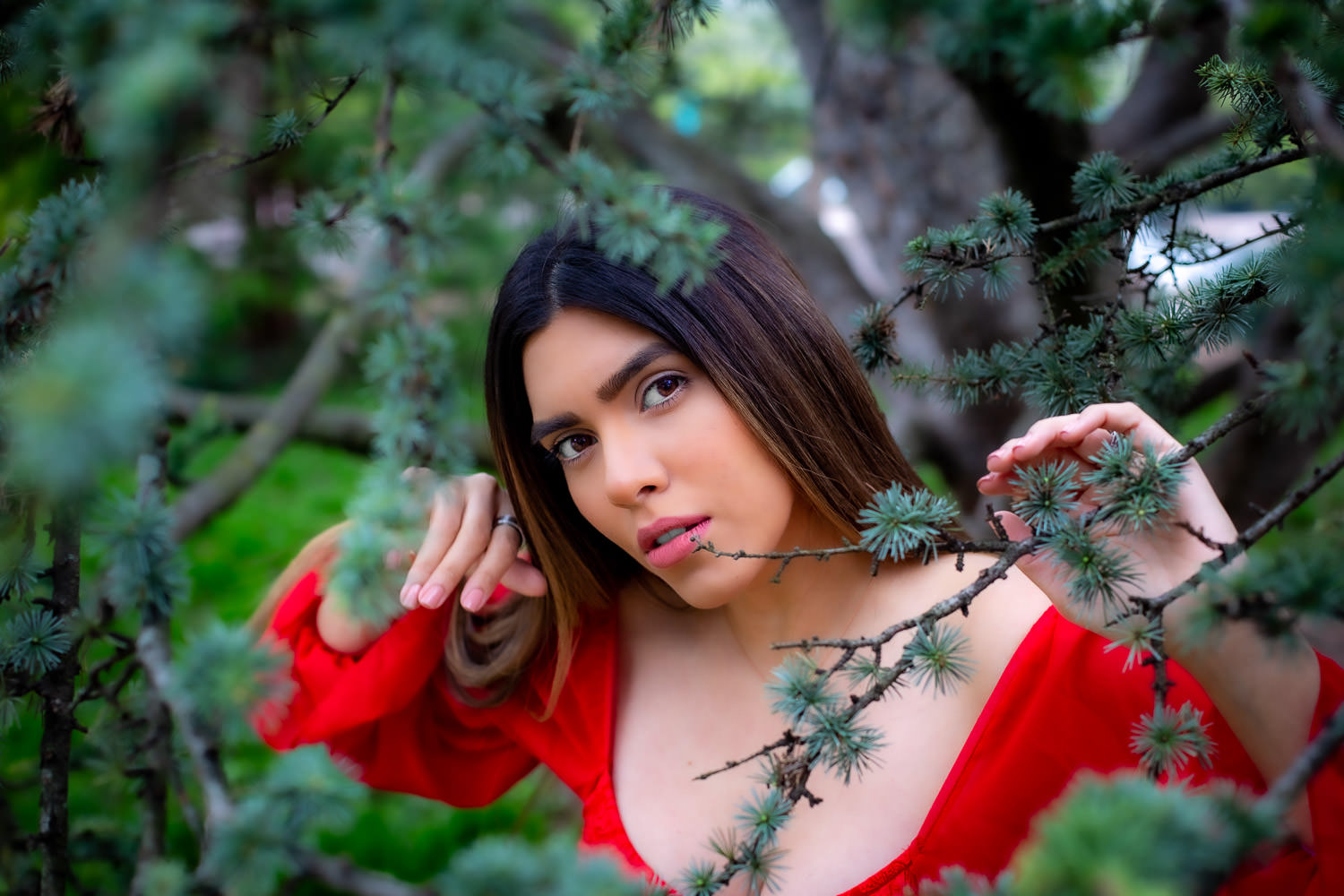 Portrait of model Ethvelyn Lovera