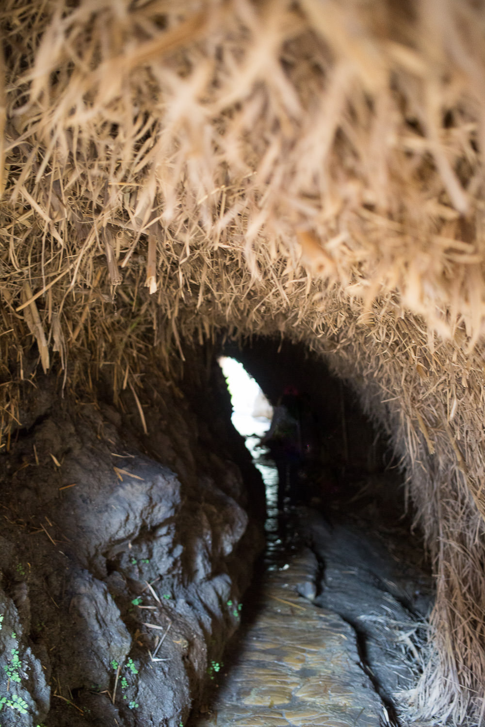 Rugged desert mountain range