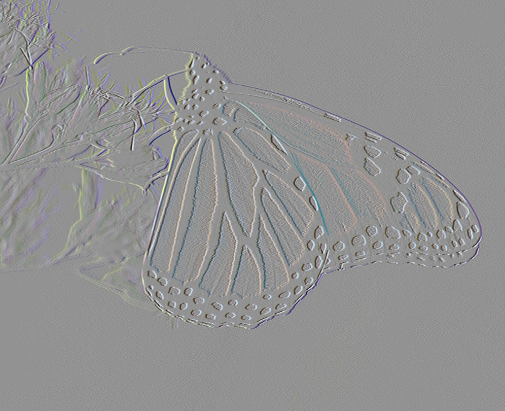 Tin style Monarch butterfly NFT artwork