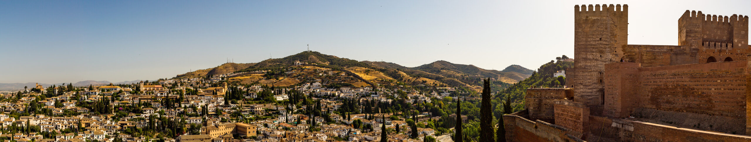 Castle town in a Spanish valley