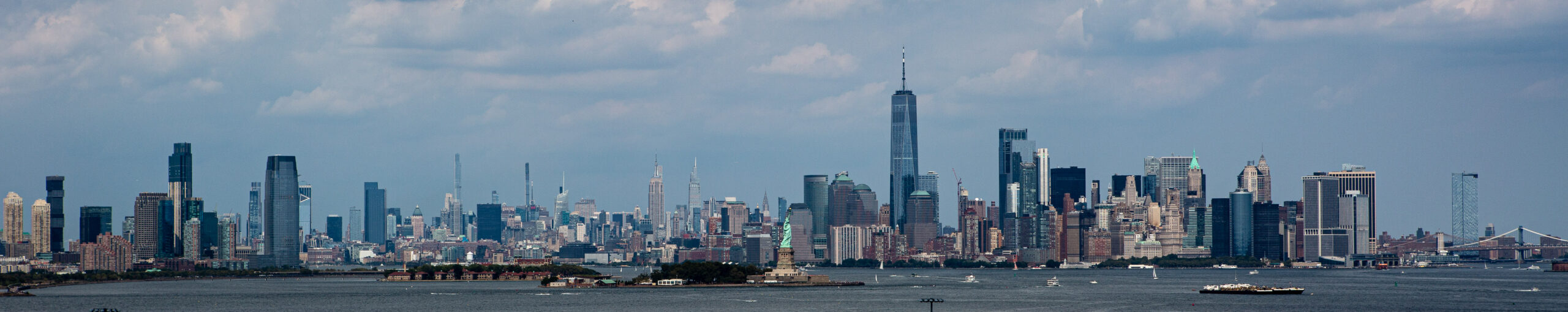 Panoramic view of New York City skyline