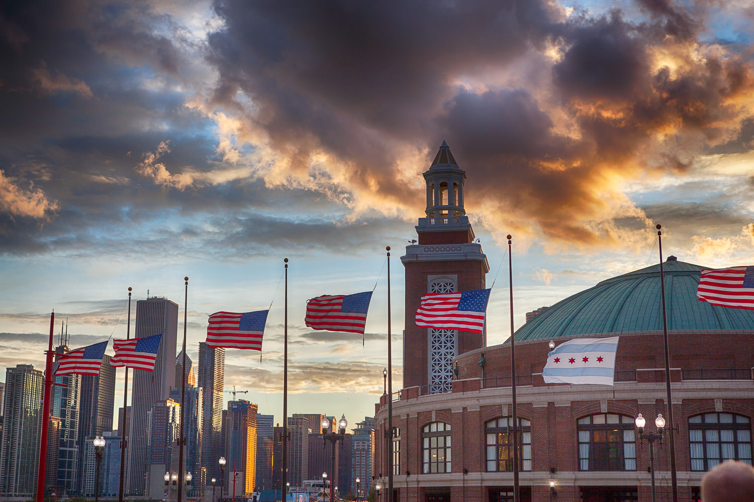 Chicago skyline and architecture