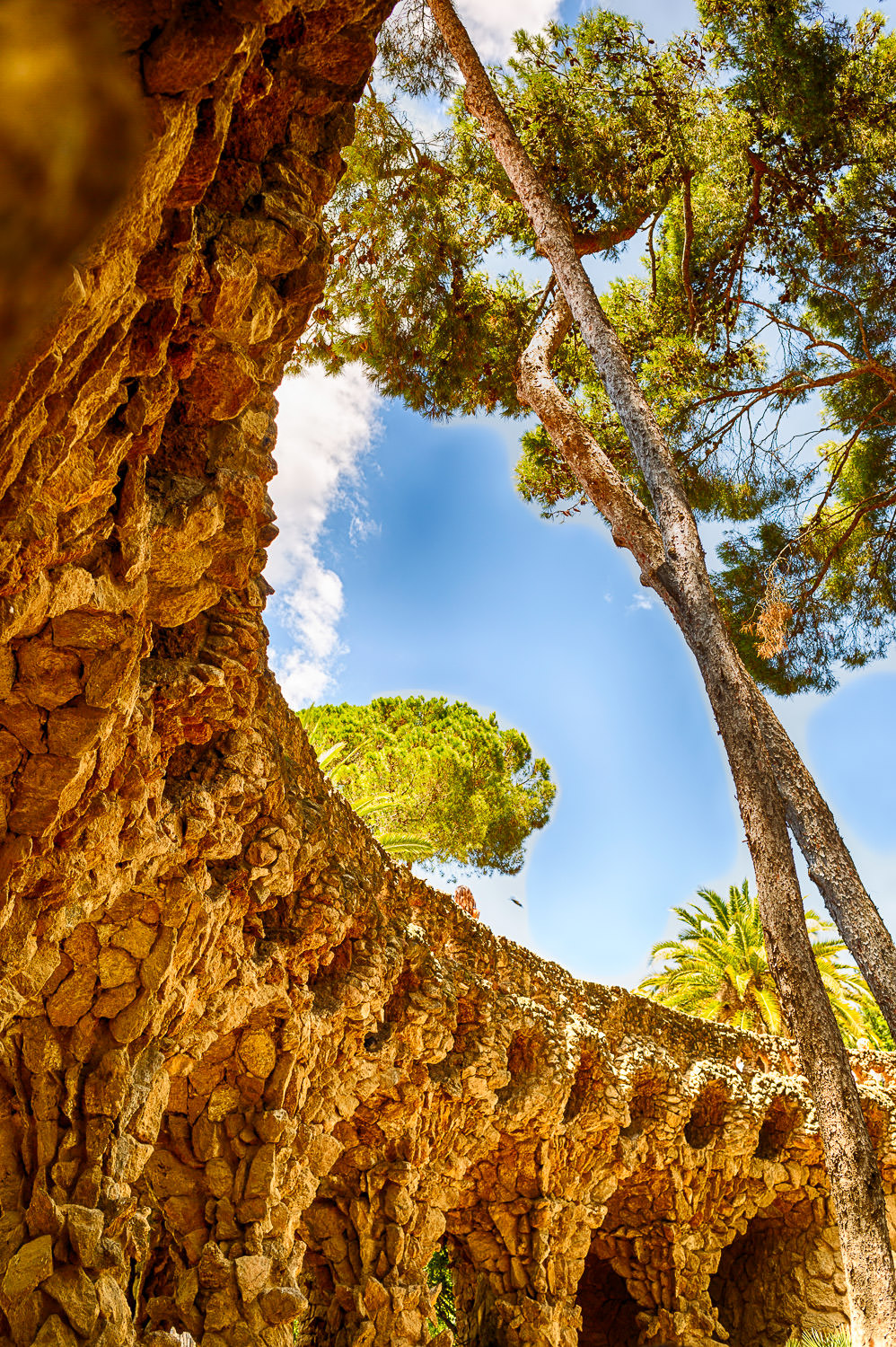 Stone rock wall texture